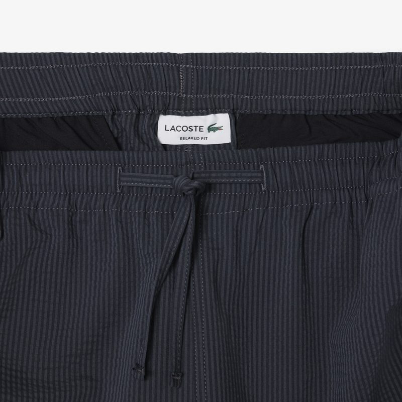 Мужские хлопковые шорты Lacoste из сирсакера 5