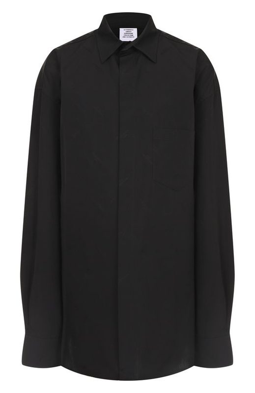 Хлопковая рубашка VETEMENTS