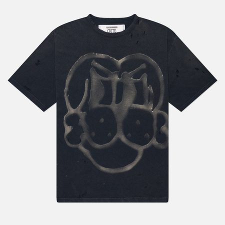 Мужская футболка Neighborhood x Chito Savage Crewneck, цвет чёрный
