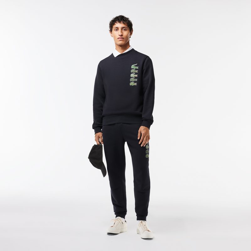 Мужской хлопковый свитшот Lacoste с флисом 4