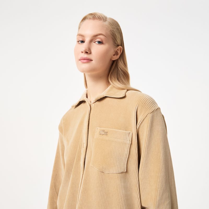 Женская рубашка Lacoste свободного кроя 3