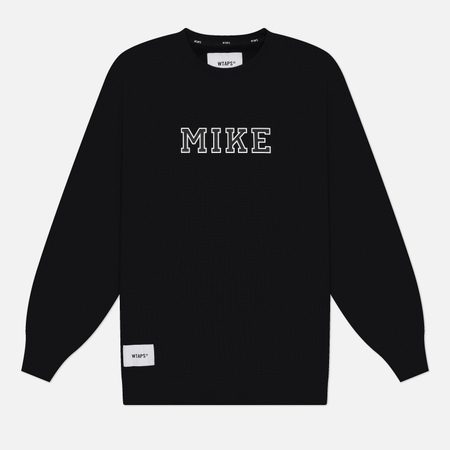 Мужская толстовка WTAPS Academy Crewneck, цвет чёрный