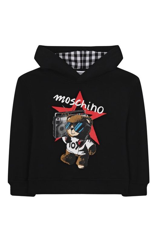 Хлопковое худи Moschino
