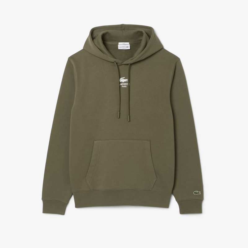 Хлопковая толстовка Lacoste унисекс с капюшоном 4