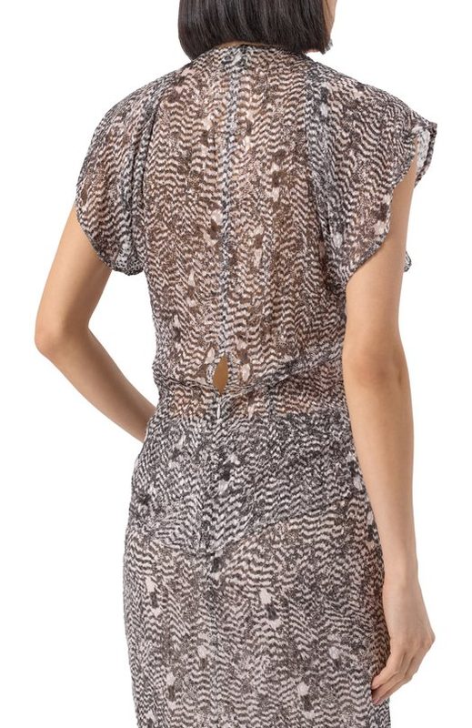 Топ из вискозы и шелка Isabel Marant 4