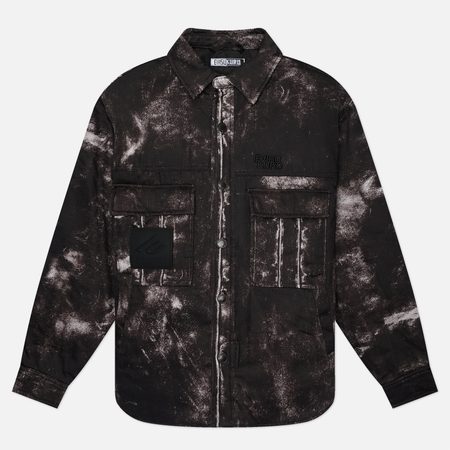 Мужская демисезонная куртка Evisu Printed Padded, цвет чёрный