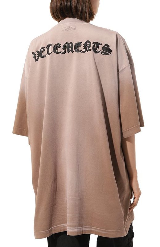 Хлопковая футболка VETEMENTS 4