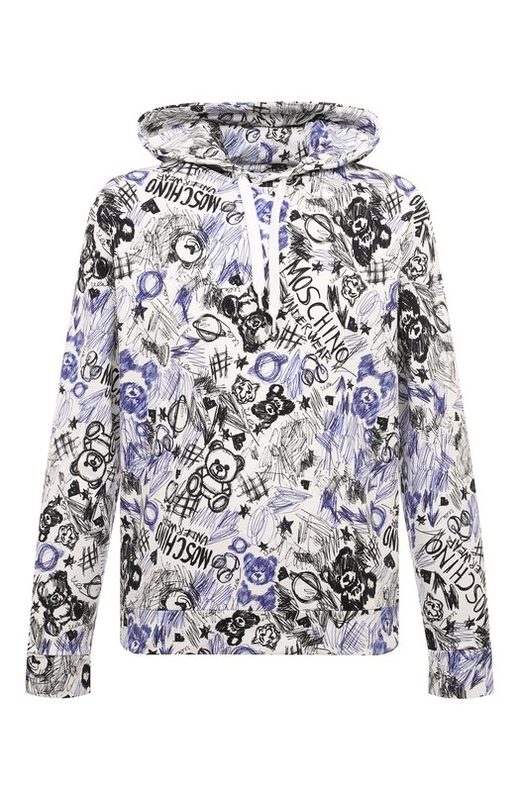 Хлопковое худи Moschino
