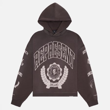 Мужская толстовка REPRESENT Represent Legacy Crest Hoodie, цвет коричневый