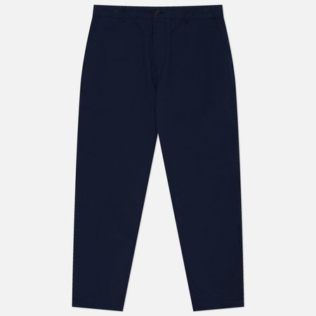 Мужские брюки Universal Works Military Chino Derby Stripe, цвет синий