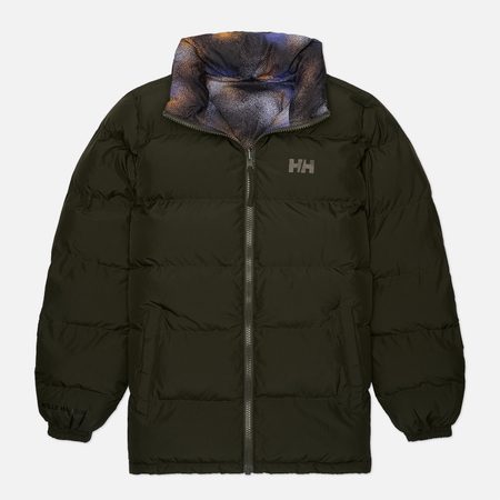 Мужской пуховик Helly Hansen Yu 23 Reversible Puffer, цвет зелёный