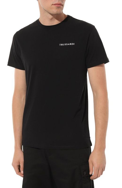 Хлопковая футболка Trussardi 3