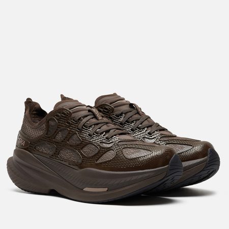 Мужские кроссовки Hoka One One Mach X Caged, цвет коричневый