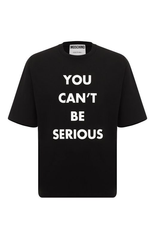 Хлопковая футболка Moschino