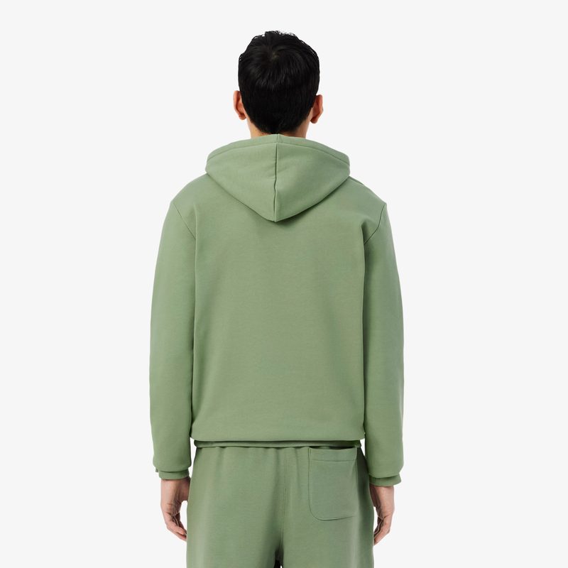 Мужское худи Lacoste классического кроя с флисом 2