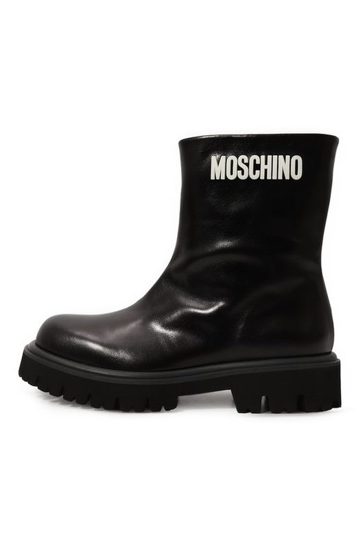 Кожаные полусапоги Moschino 4