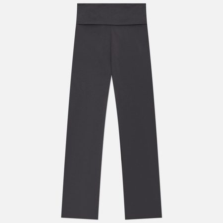 Женские брюки SKIMS Cotton Jersey Foldover, цвет серый