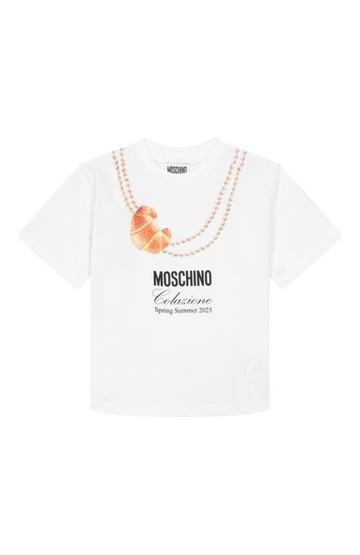 Хлопковая футболка Moschino