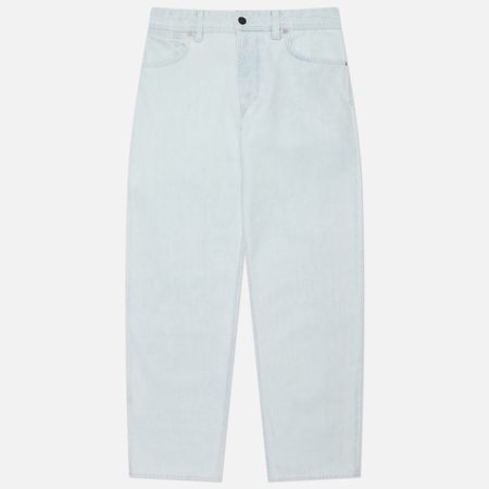 Мужские джинсы Stone Island Indigo Denim-Ultra Bleach Loose 10 Oz, цвет голубой