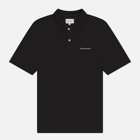 Мужское поло thisisneverthat T-Logo SS26, цвет чёрный