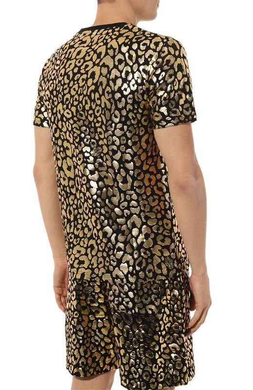 Хлопковая футболка Moschino 4