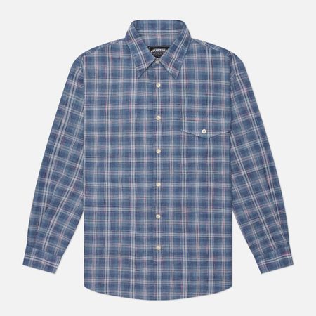 Мужская рубашка FrizmWORKS Uneven Check, цвет синий