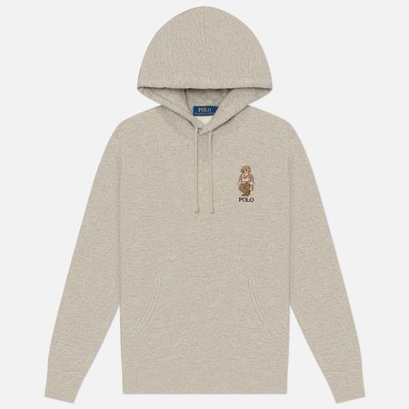 Мужская толстовка Polo Ralph Lauren Polo Bear Fleece Hoodie, цвет серый