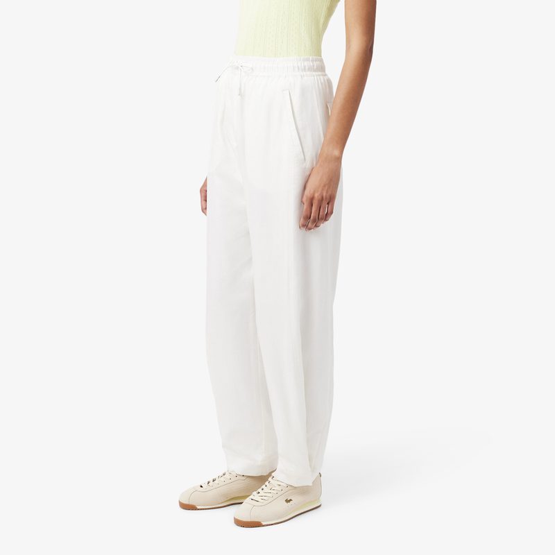 Женские брюки Lacoste из смеси льна 2