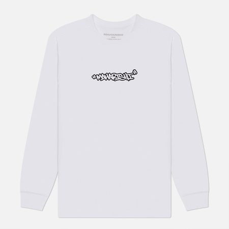 Мужской лонгслив maharishi Swirling Snowflake, цвет белый