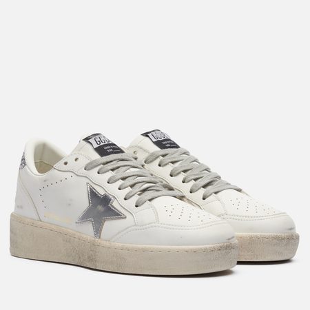 Женские кроссовки Golden Goose Ball Star 2 Laminated Star, цвет белый