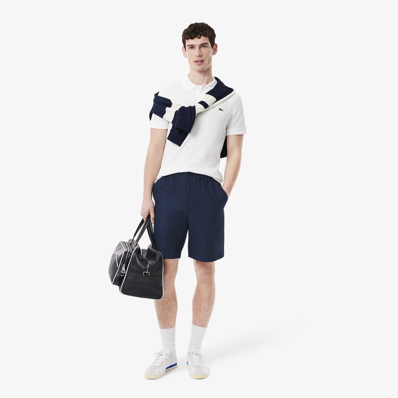 Мужские шорты Lacoste из смеси льна и вискозы 3