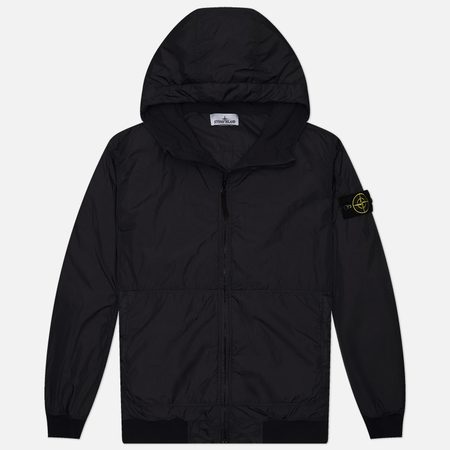 Мужская демисезонная куртка Stone Island Crinkle Reps NY PrimaLoft-TC, цвет чёрный