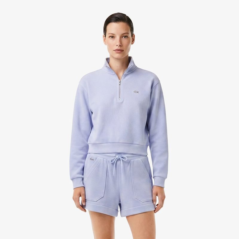 Женская хлопковая толстовка Lacoste