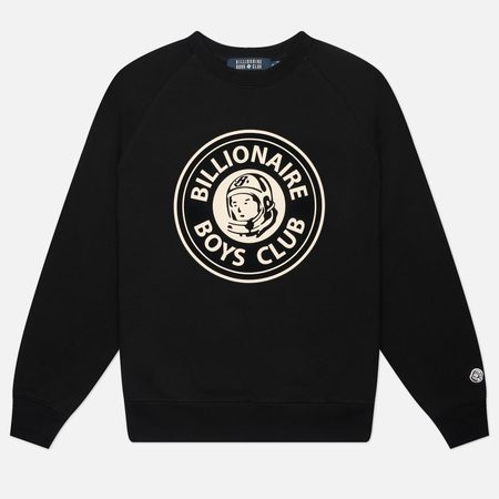 Мужская толстовка Billionaire Boys Club Emblem Crewneck, цвет чёрный