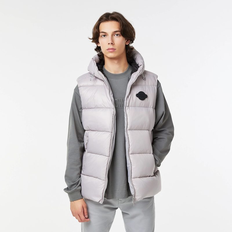 Мужская стёганая жилетка Lacoste с капюшоном 5