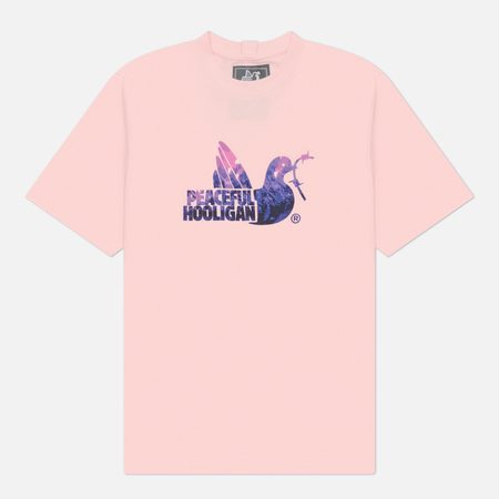 Мужская футболка Peaceful Hooligan Pyro Dove, цвет розовый