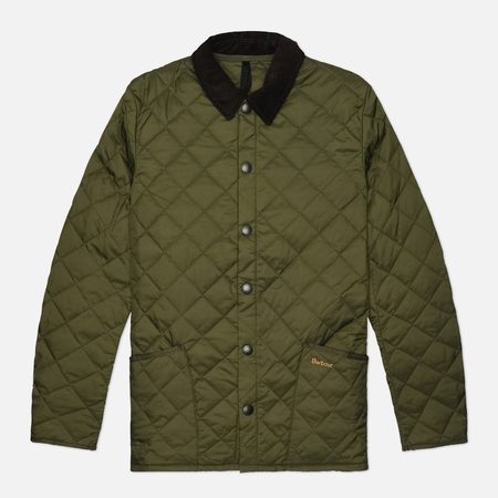 Мужская стеганая куртка Barbour Heritage Liddesdale, цвет оливковый