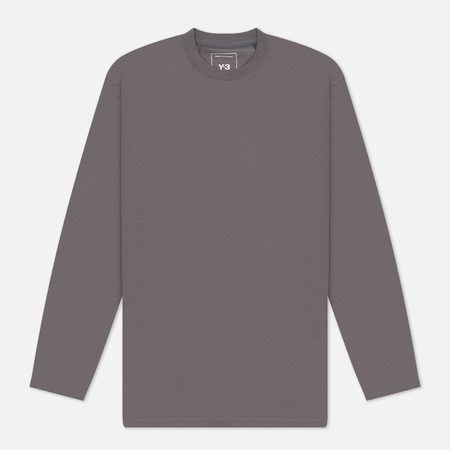 Мужской лонгслив Y-3 Graphic Stacked Logo, цвет серый
