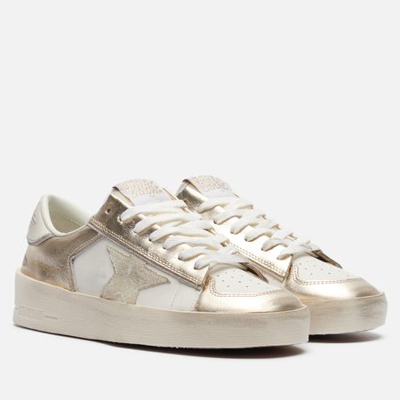 Женские кроссовки Golden Goose Stardan Suede Star, цвет белый