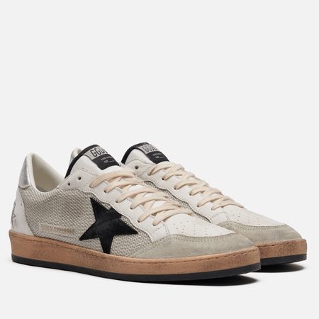 Мужские кроссовки Golden Goose Ball Star Suede Star, цвет белый
