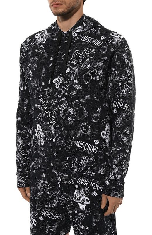 Хлопковое худи Moschino 3