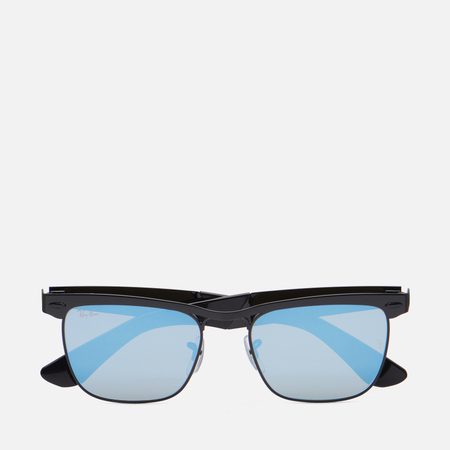 Солнцезащитные очки Ray-Ban Wayfarer Deluxe, цвет чёрный