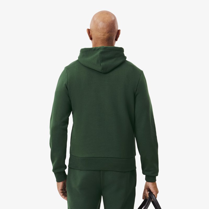 Мужское худи Lacoste классического кроя с флисом 2