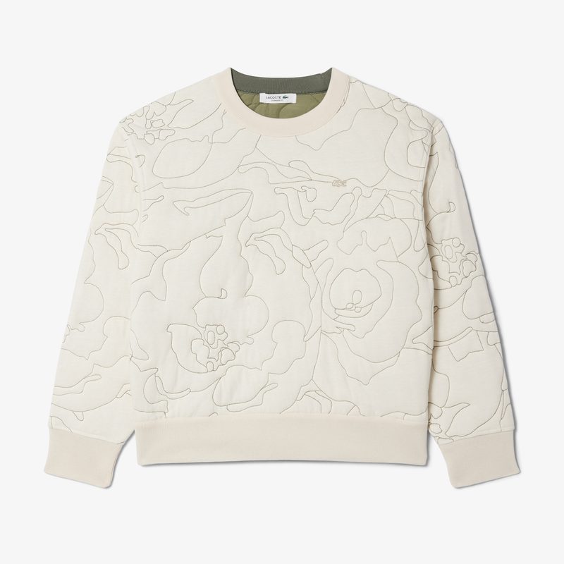 Женская двусторонняя толстовка Lacoste с вышивкой 5