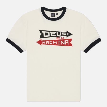 Мужская футболка Deus Ex Machina Arrows Ringer, цвет бежевый