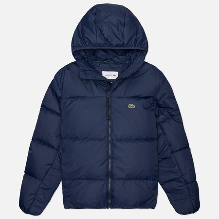 Мужской пуховик Lacoste Repellent Hooded, цвет синий