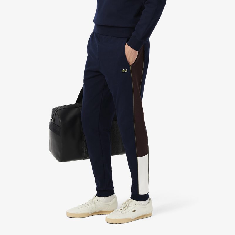 Мужские спортивные брюки Lacoste зауженного кроя 4