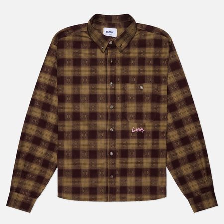 Мужская рубашка Butter Goods Sirocco, цвет коричневый