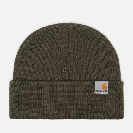 Шапка Carhartt WIP Stratus Low, цвет оливковый