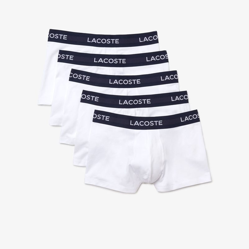 Однотонное мужское нижнее бельё Lacoste (5шт.) 5